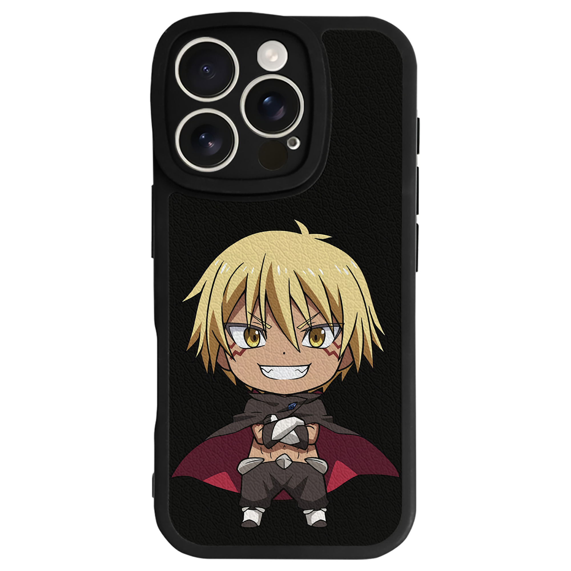 （画像用） 転スラ Regarding Reincarnated to Slime 【iPhone 16シリーズ対応】シリコンスマホケース（レザー調） 材質：シリコン